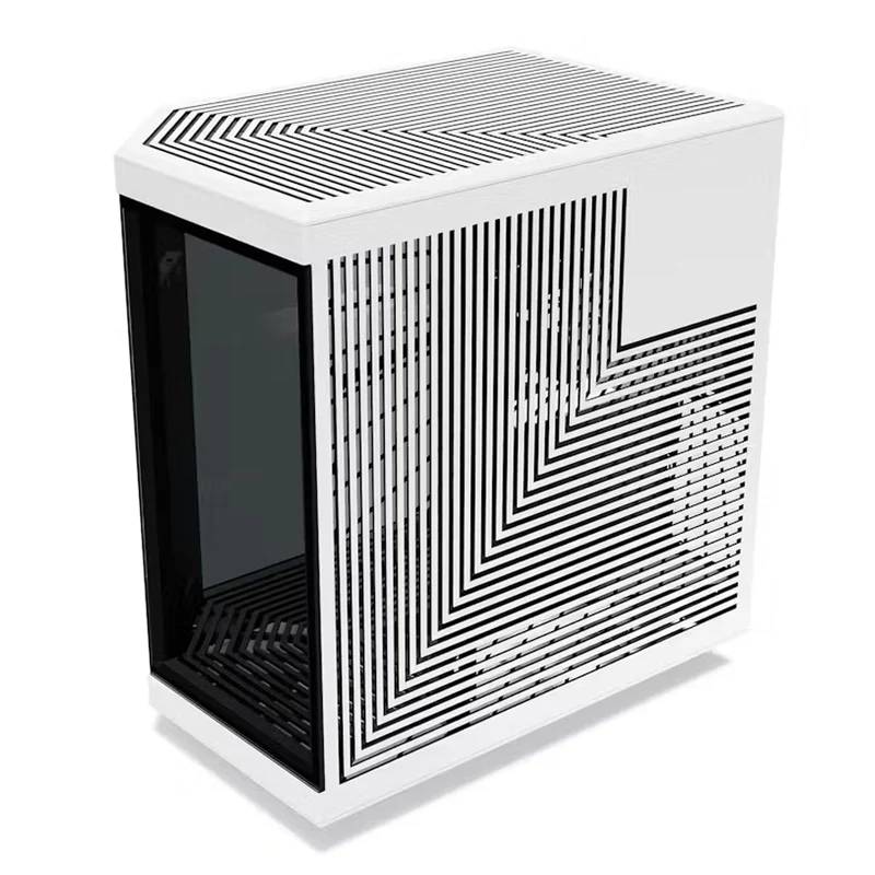 Hyte Y70 Touch LCD Dual Chamber Mid-Tower ATX Modern Aesthetic Case (Snow White, Black, Black/White, Black/Red)