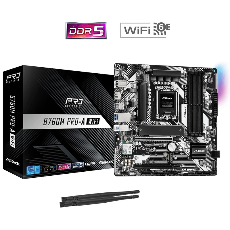 ASRock B760M Pro-A WiFi Motherboard