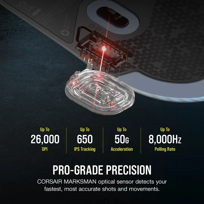 Corsair M75 Lightweight RGB Gaming Mouse (Black)