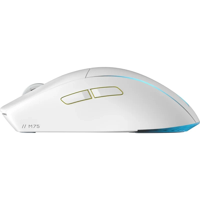 Corsair M75 Wireless Lightweight RGB Gaming Mouse (Black, White)