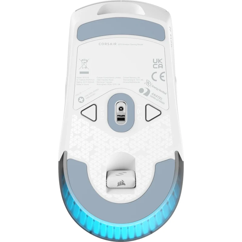 Corsair M75 Wireless Lightweight RGB Gaming Mouse (Black, White)