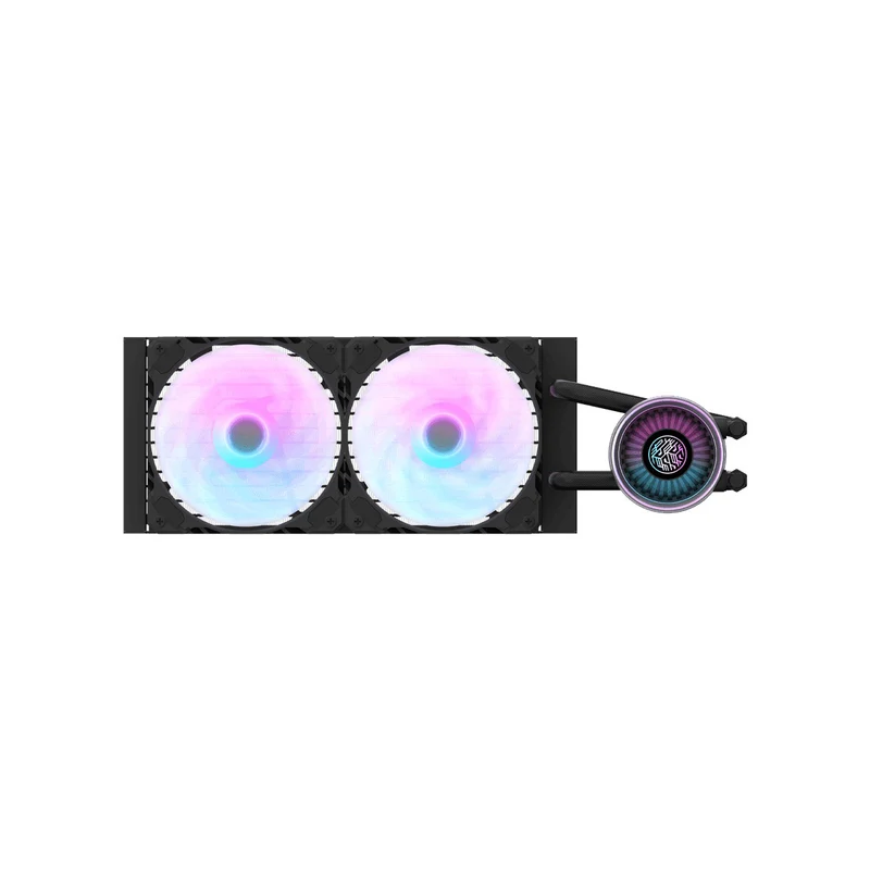 Darkflash Nebula DN-240 RGB All-In-One 240mm Liquid CPU Cooler (Black, White)