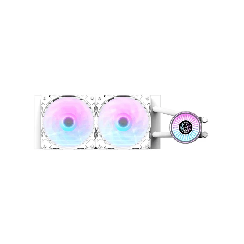Darkflash Nebula DN-240 RGB All-In-One 240mm Liquid CPU Cooler (Black, White)