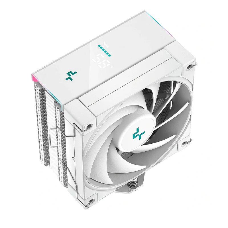 Deepcool AK400 Digital WH CPU Cooler With a Status Display (White) (R-AK400-WHADMN-G)