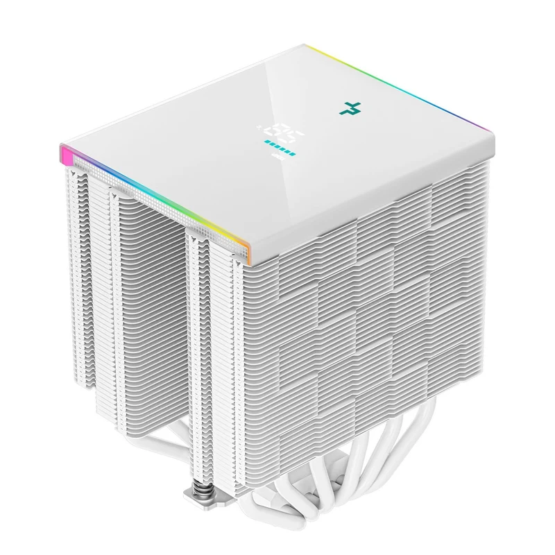 Deepcool AK620 Digital WH Performance CPU Cooler With a Status Display (White) (R-AK620-WHADMN-G)