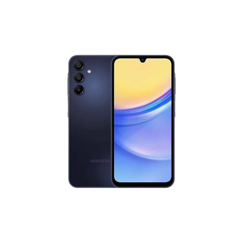 Samsung Galaxy A15 5G SM-A156E/DSN (Blue Black) | 256GB+8GB RAM | 5G/LTE + Wi-Fi | 6.5" FHD + Samoled Infinity-U (90Hz) | Android 14 | Octa-Core Mediatek Dimensity 6100+ (6nm) | 50MP + 13MP | 5000mAh | Free Samsung Power Adapter 25W