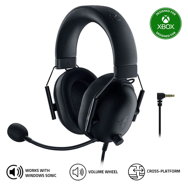 Razer Blackshark V2 X Wired Console Esports Headset For XBOX (Black)