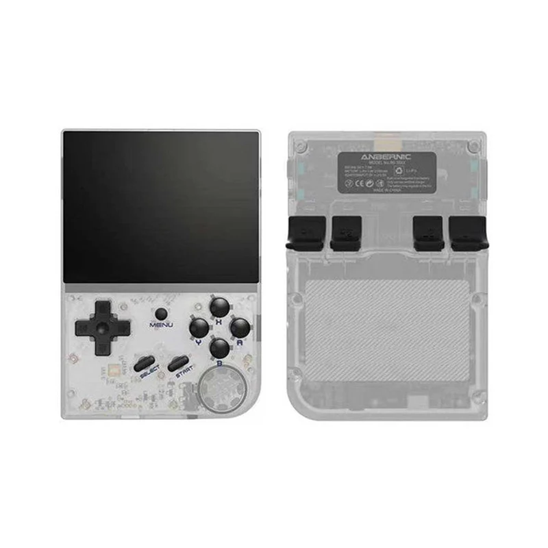 Anbernic RG35XX 2024 Retro Handheld Gaming Console (Transparent Black, Transparent White, Gray, Transparent Purple)