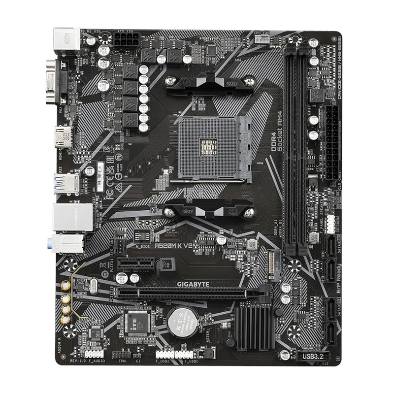 Gigabyte AMD A520M K V2 AM4 Ultra Durable Motherboard