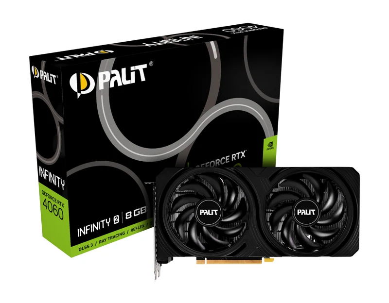Palit GeForce RTX 4060 Infinity 2 8GB GDDR6 Graphics Card