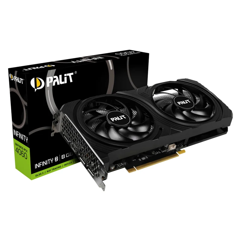 Palit GeForce RTX 4060 Infinity 2 8GB GDDR6 Graphics Card