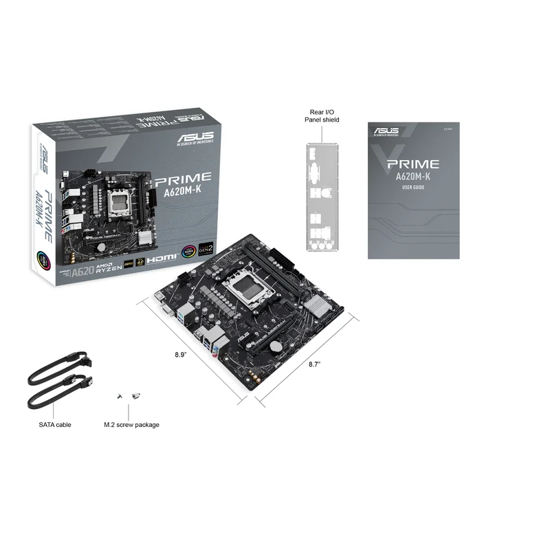Asus Prime A620M-K DDR5 Motherboard