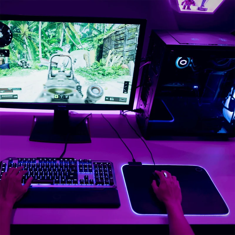 Cooler Master MP750 Soft RGB Gaming Mouse Pad (Medium, Large)