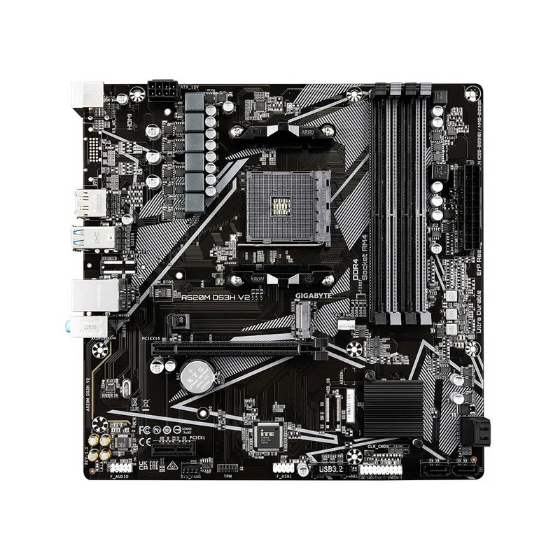 Gigabyte AMD A520M DS3H V2 AM4 Ultra Durable Motherboard