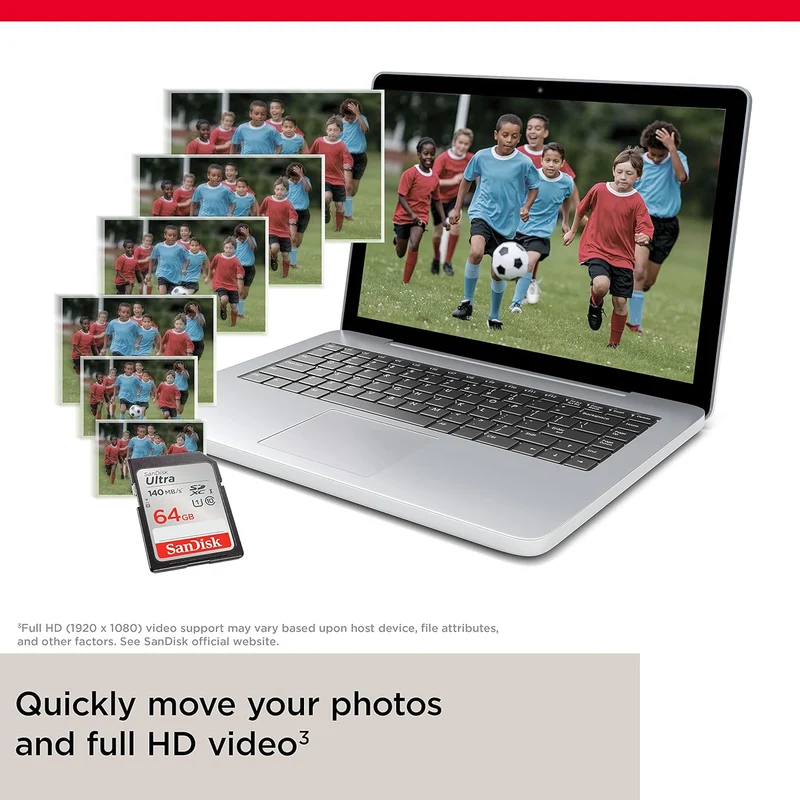 Sandisk Ultra SDXC UHS-I 64GB Class 10 140MB/s
