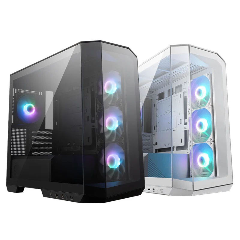 MSI MAG PANO M100R PZ Micro-ATX Tower Gaming Case