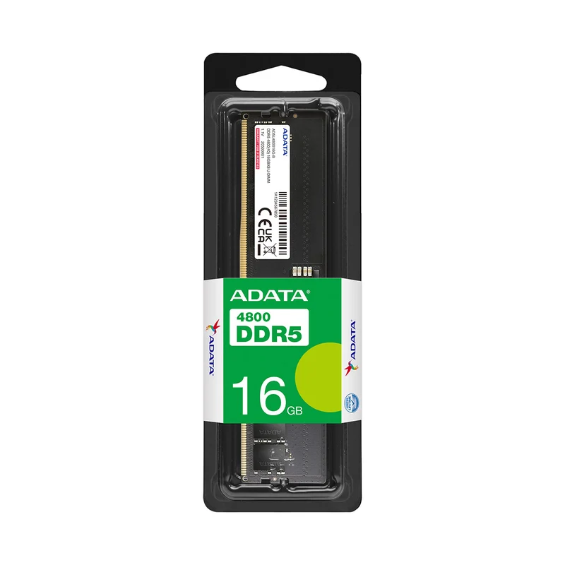 Adata 16GB DDR5 4800MHZ U-DIMM Memory (AD5U480016G-B)