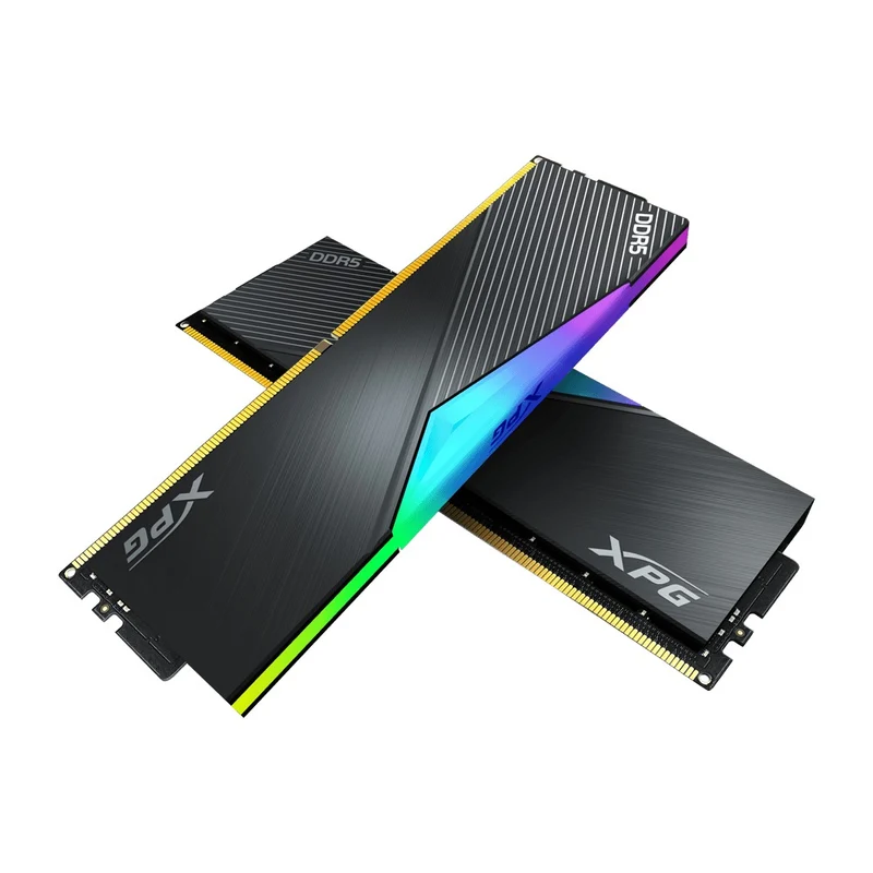 Adata XPG Lancer 32GB DDR5 5600HMZ Cl36 1.25V AX5U5600C3616G RGB Memory Module (Black, White)