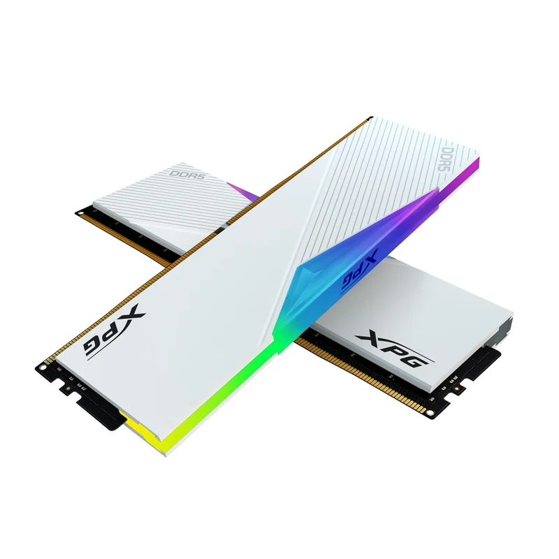 Adata XPG Lancer 32GB DDR5 5600HMZ Cl36 1.25V AX5U5600C3616G RGB Memory Module (Black, White)