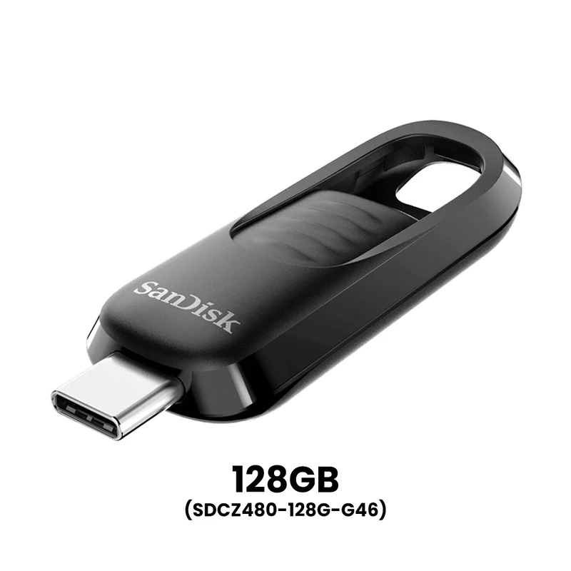 Sandisk Ultra Slider USB Type-C 300MB/S USB 3.2 Gen 1 Flash Drive (64GB, 128GB)