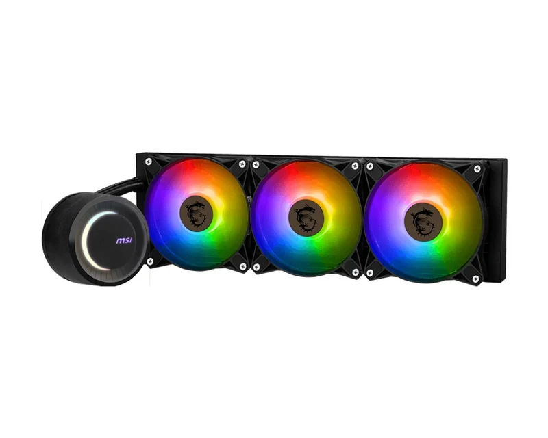MSI MAG Coreliquid E360 ARGB CPU Liquid Cooler (Black, White)