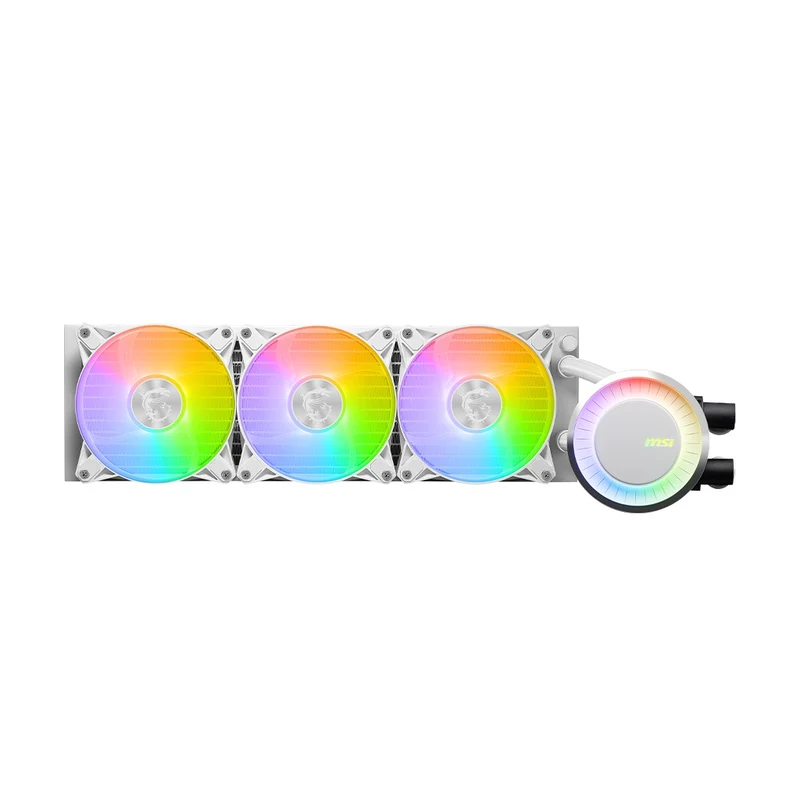 MSI MAG Coreliquid E360 ARGB CPU Liquid Cooler (Black, White)