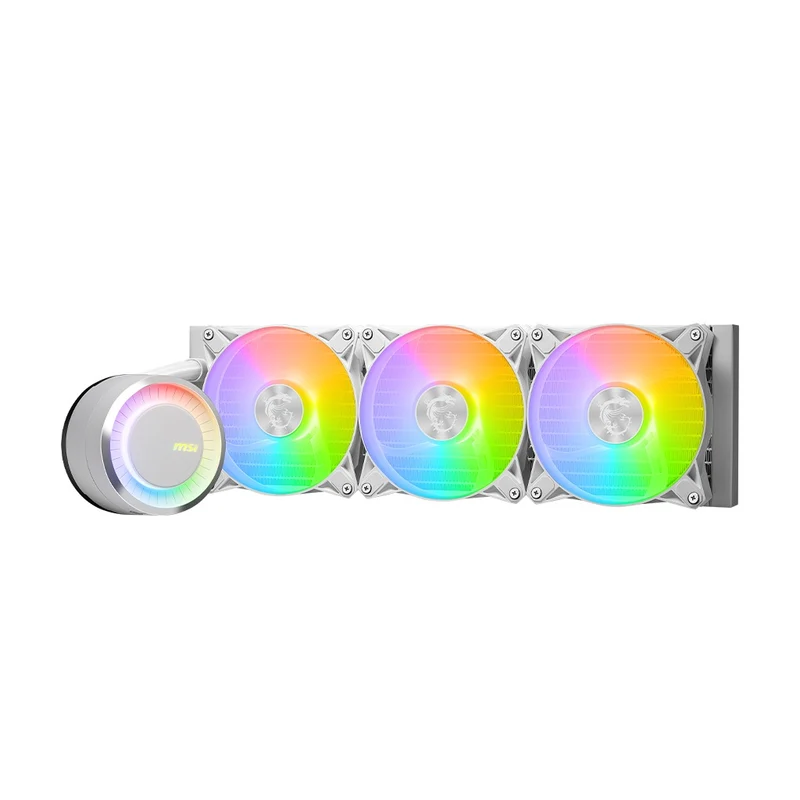 MSI MAG Coreliquid E360 ARGB CPU Liquid Cooler (Black, White)