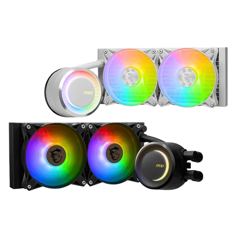 MSI MAG Coreliquid E240 ARGB CPU Liquid Cooler (Black, White)