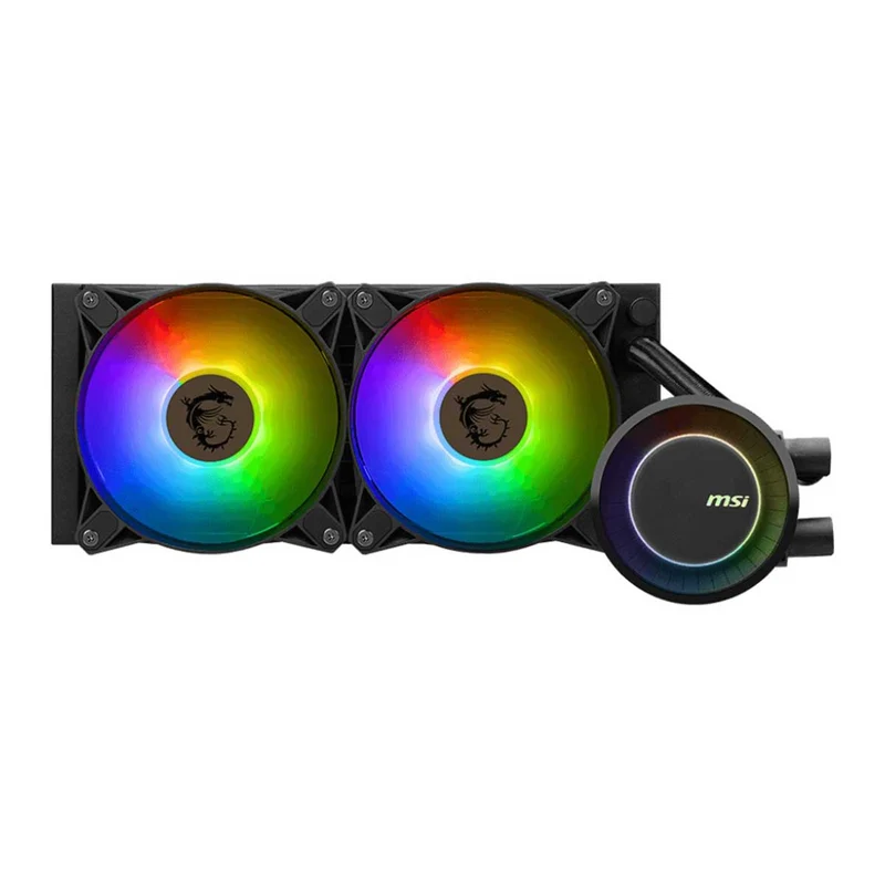 MSI MAG Coreliquid E240 ARGB CPU Liquid Cooler (Black, White)