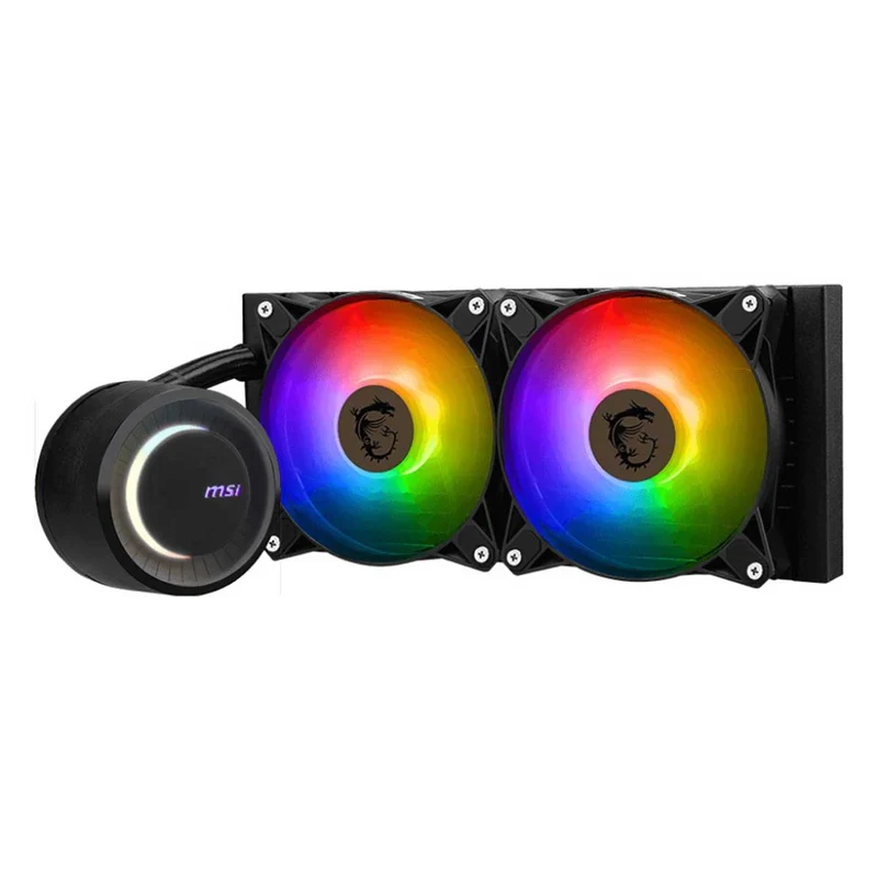 MSI MAG Coreliquid E240 ARGB CPU Liquid Cooler (Black, White)