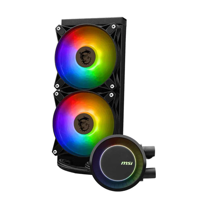 MSI MAG Coreliquid E240 ARGB CPU Liquid Cooler (Black, White)