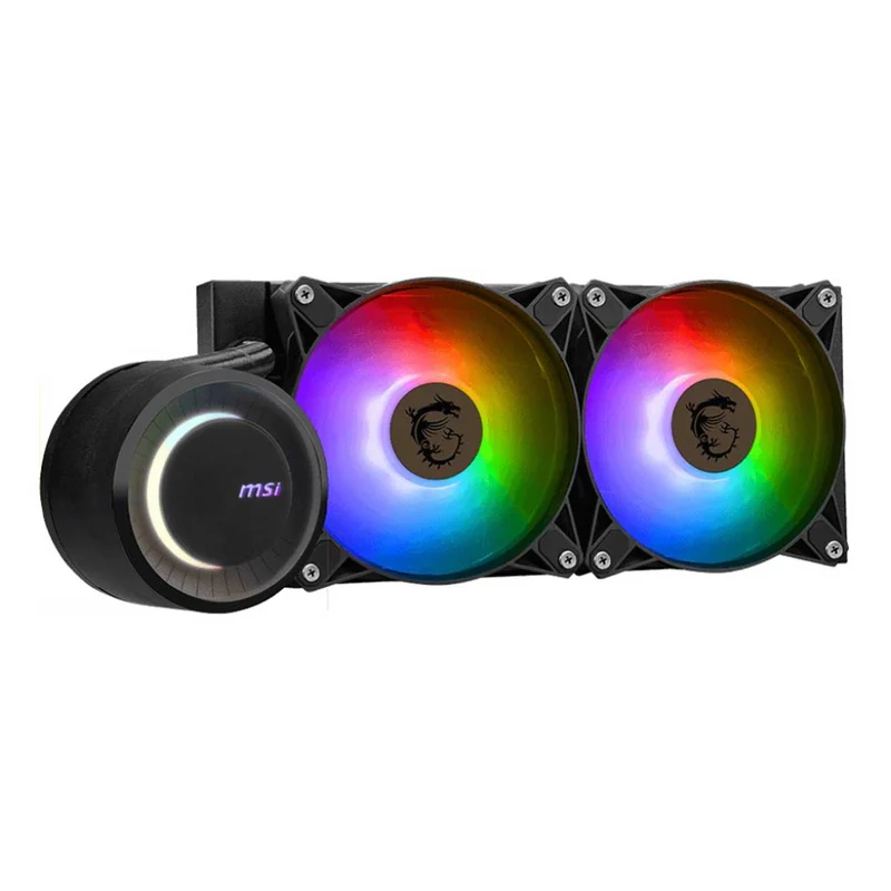 MSI MAG Coreliquid E240 ARGB CPU Liquid Cooler (Black, White)
