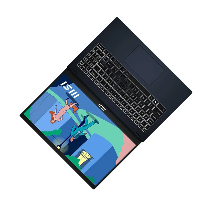MSI Modern 15 B12MO-831PH Laptop (Star Blue) | 15.6" FHD (1920X1080) IPS | i5-1235U | 16GB RAM | 512GB SSD | Intel Iris XE | Windows 11 | MS Office Home & Student 2021 | MSI Sleeve Bag GP