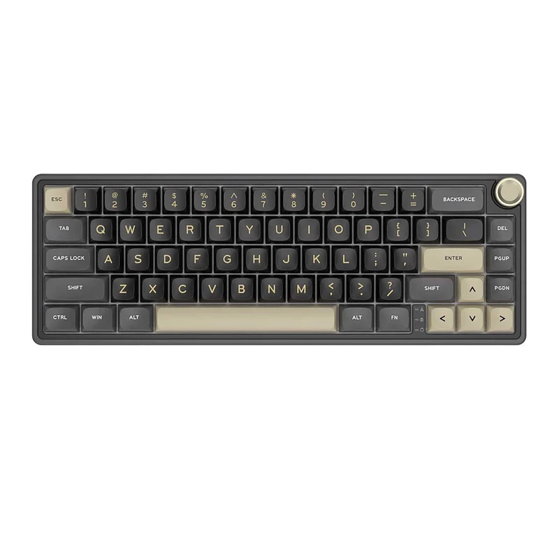 Royal Kludge R65 Single-Mode RGB 66-Keys Hot-Swappable Mechanical Keyboard Phantom (Blue Switch, Chartreuse Switch, Brown Switch)