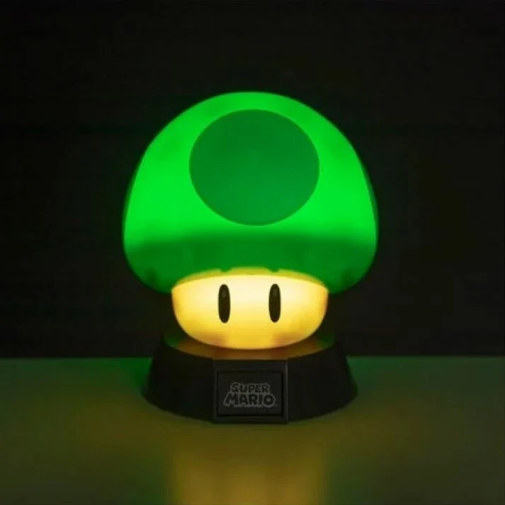 Paladone Super Mario Bros 1 Up Mushroom Light (Green) (PP5095NNV4)