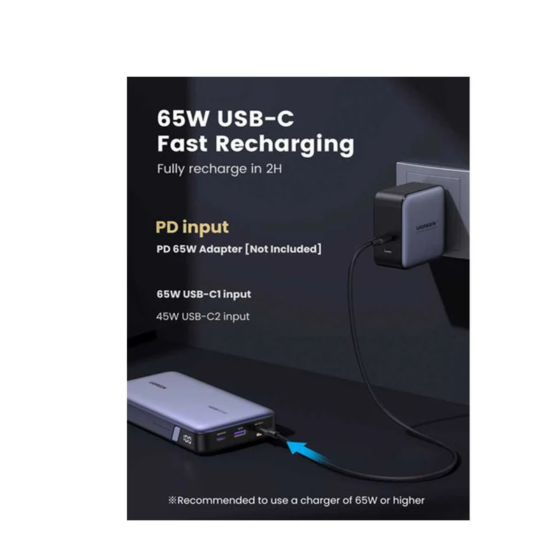 UGreen 25000mAH PD 145W Fast Charging Power Bank (PB205/90597A)
