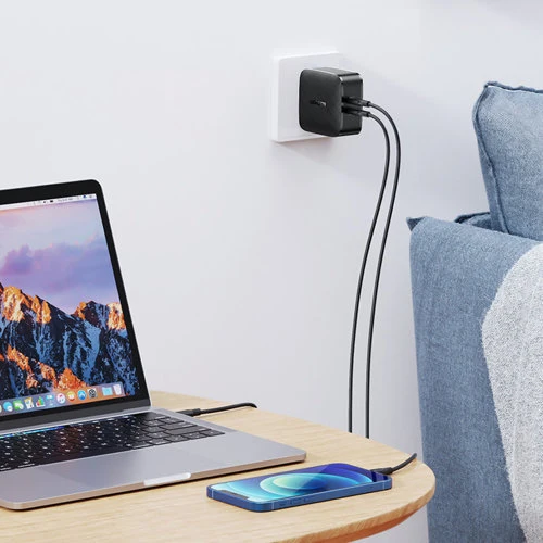 UGreen 2-Port (USB-C) 66W PD Fast Charger (Black) (CD218/70866)