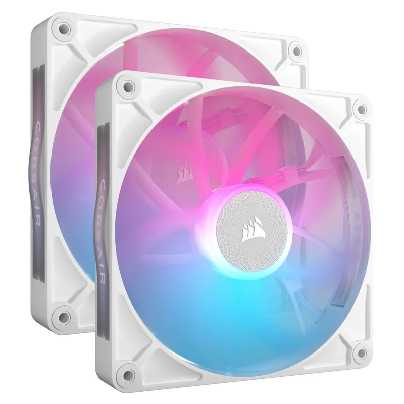 Corsair iCue Link RX140 RGB 140MM PWM Fan Twin Starter Kit (Black, White)