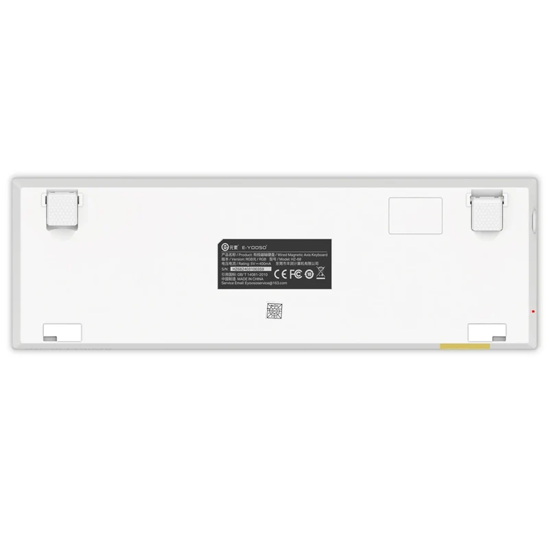 E-Yooso HZ-68 RGB 68-Keys Hot-Swappable Mechanical Keyboard White (Magnetic Switch)