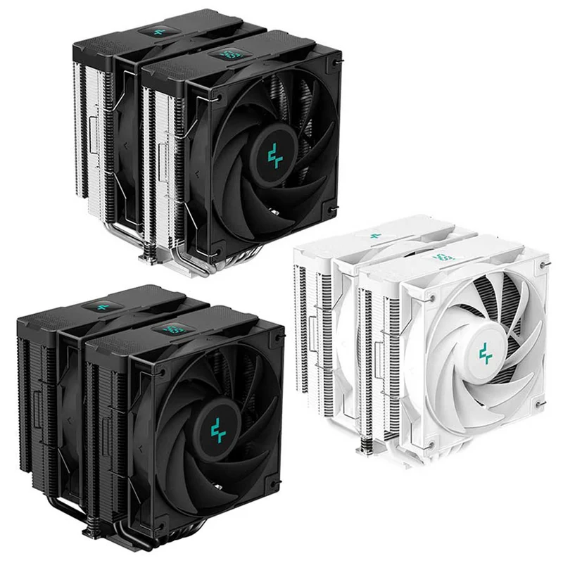 Deepcool AG620 Digital Dual-Tower CPU Cooler With A Temperature Display