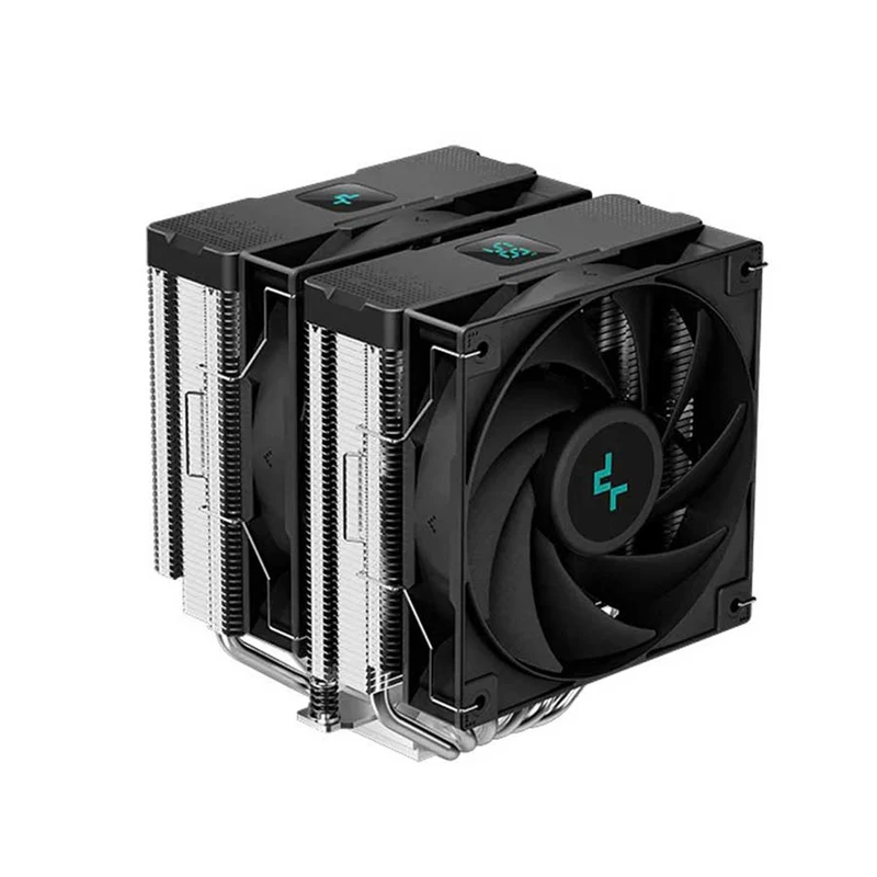 Deepcool AG620 Digital Dual-Tower CPU Cooler With A Temperature Display