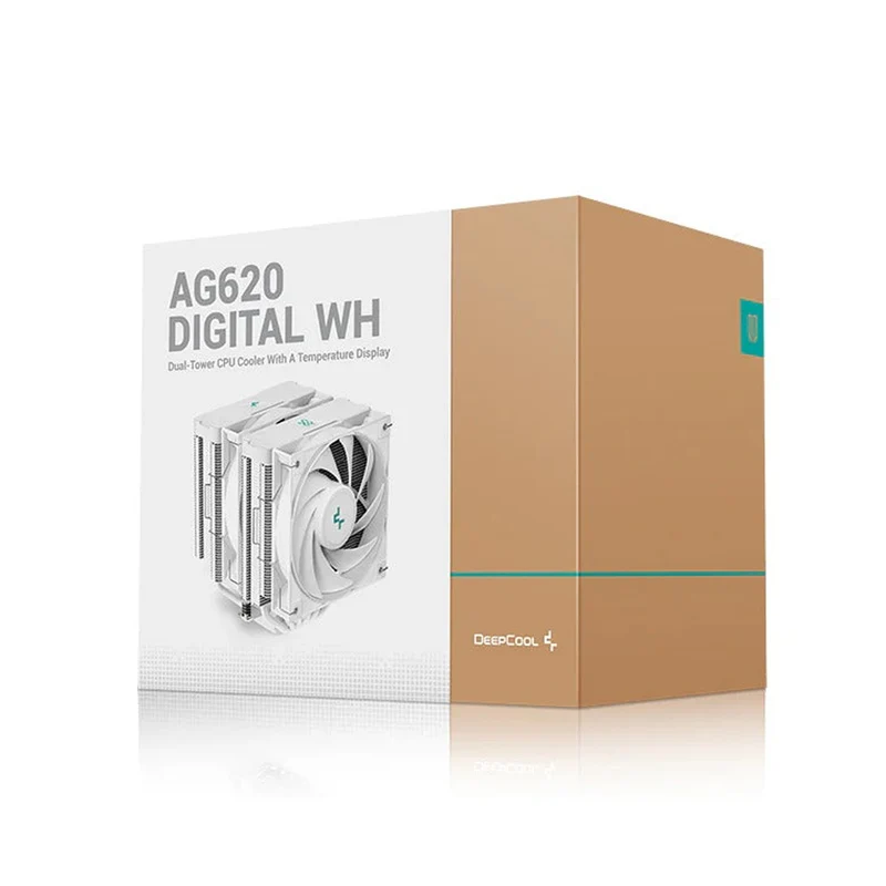 Deepcool AG620 Digital Dual-Tower CPU Cooler With A Temperature Display