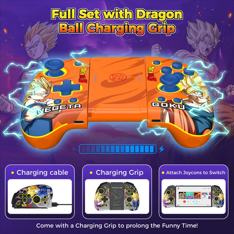 IINE Dragonball Elite JoyPad Wireless Controller for Switch (Gohan & Trunks) (L837)