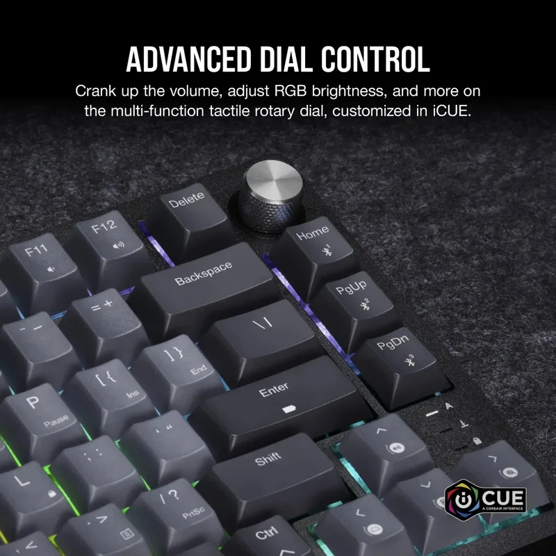 Corsair K65 Plus Wireless 75% RGB Mechanical Gaming Keyboard (MLX Red Switch)