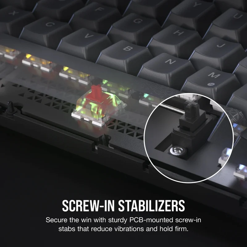 Corsair K65 Plus Wireless 75% RGB Mechanical Gaming Keyboard (MLX Red Switch)