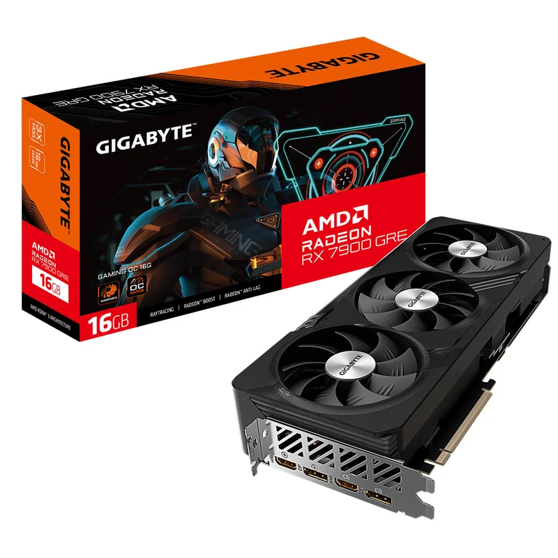 Gigabyte AMD Radeon RX 7900 GRE Gaming OC 16GB GDDR6 Graphics Card