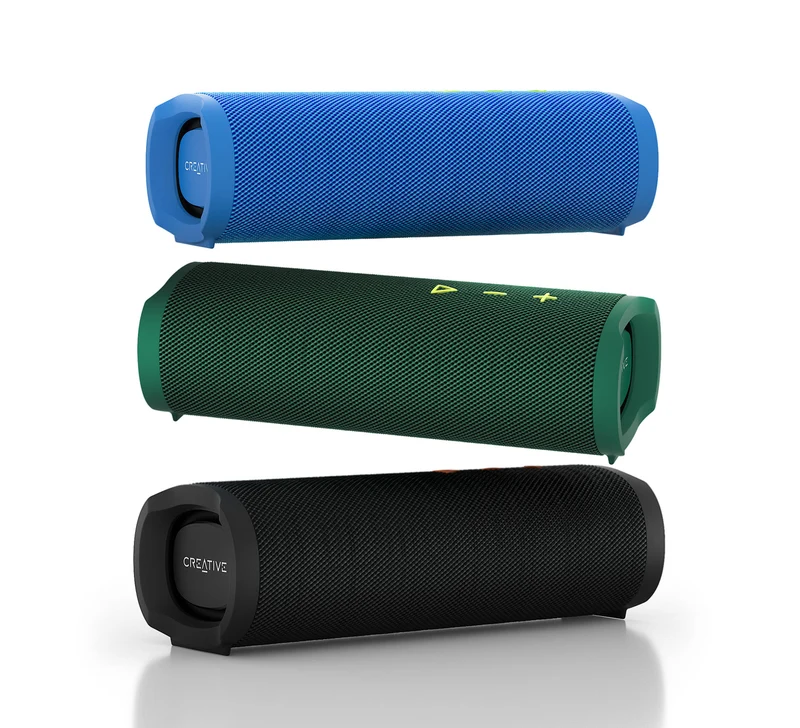 Creative Muvo Go Portable Waterproof Bluetooth 5.3 Speaker (Blue, Green, Black)