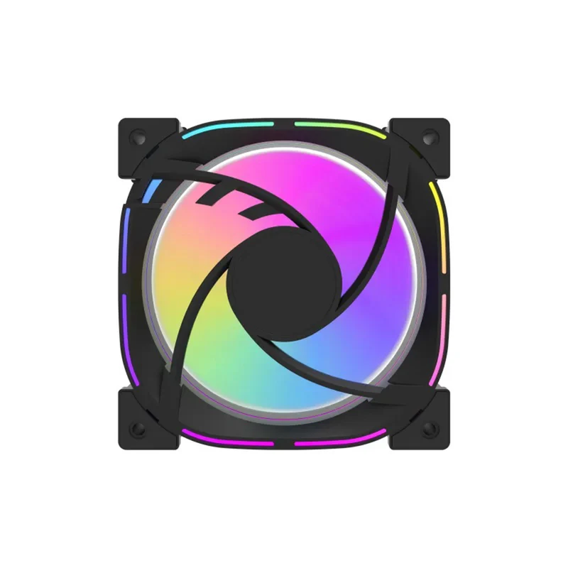 DarkFlash Infinity 24 120mm 6pin A-RGB Cooling Fan (3-In-1 Pack) (Black, White)
