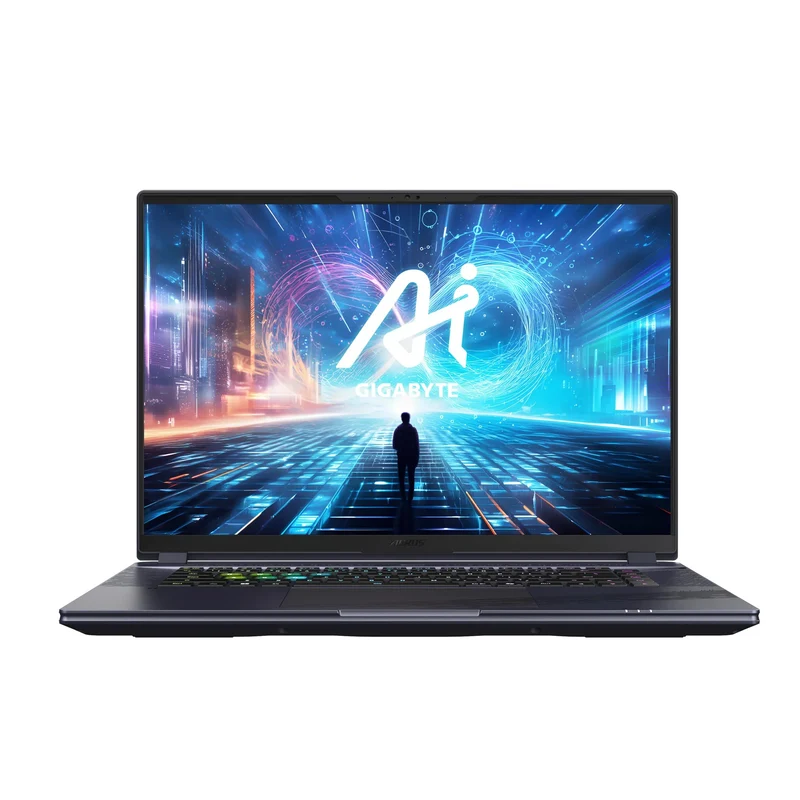 Gigabyte Aorus 16X (2024) ASG-63PHC64SH Gaming Laptop (Grey) | 16" QHD 165Hz | i9-14900HX | 32GB RAM | 1TB SSD | RTX 4070 | Windows 11 Home | Aorus Bag G2 | Gigabyte GP-G27QC-A-AP 27" Monitor