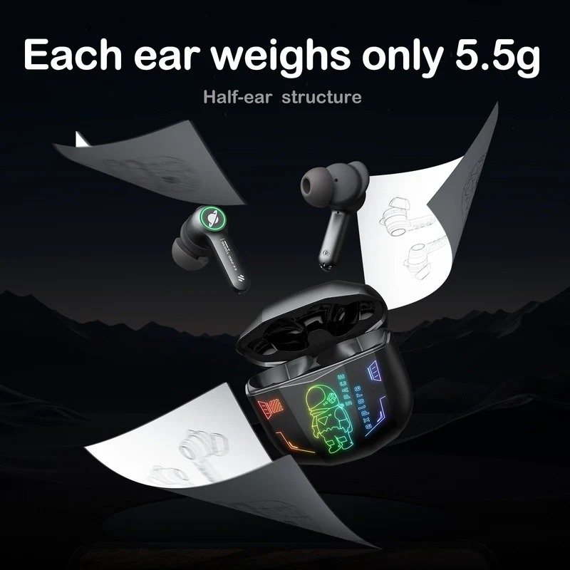 Onikuma T36 Wireless Earphones (Black)